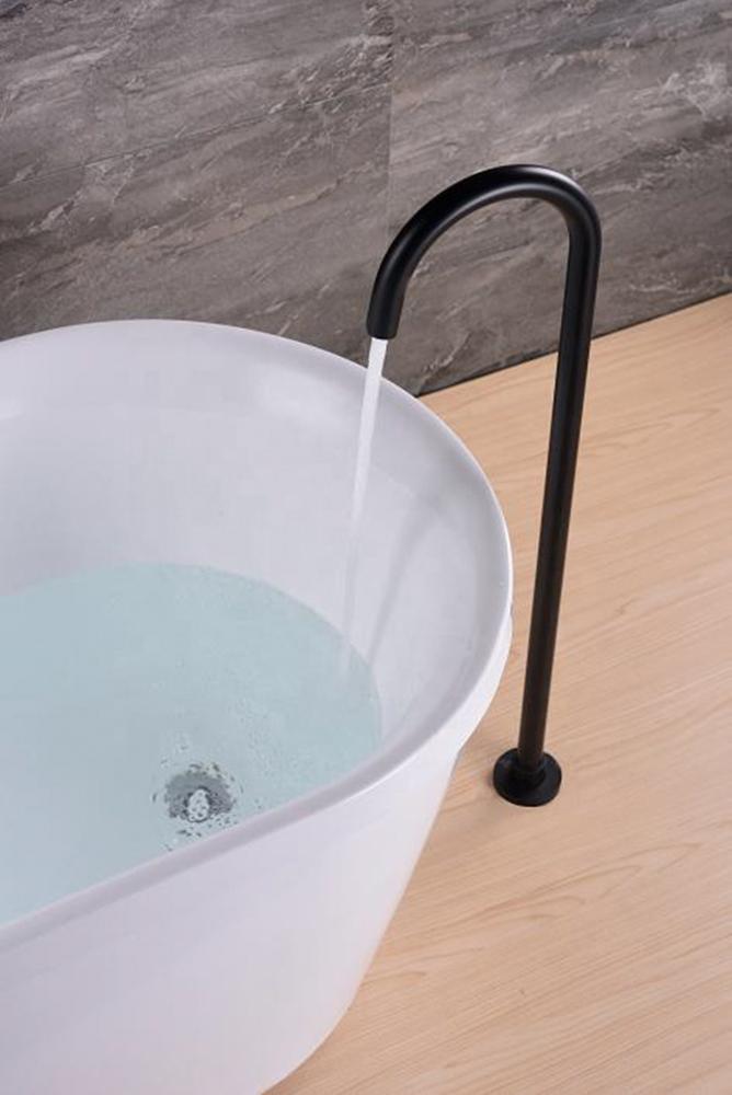 Grifo de bañera de alto flujo, diseños de baño, bañera de pie de pie, grifo mezclador gratuito para Villa