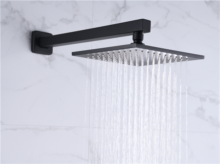 Sistemas de ducha de lujo ocultos modernos con cabezal de ducha de lluvia y kit combinado de ducha de mano