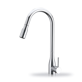 Grifo/grifo monomando de cocina de agua fría y estanca con rociador extraíble
