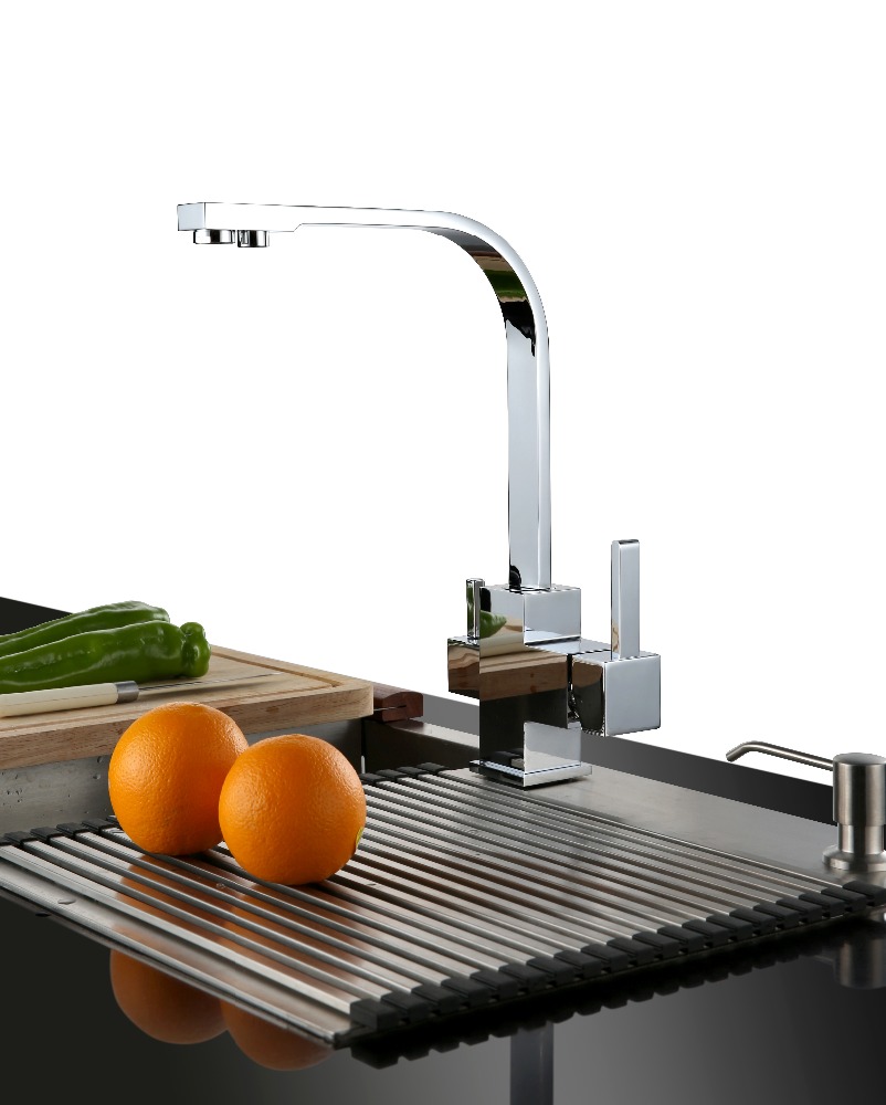 Grifo mezclador de cocina de agua caliente artístico elegante Dropshipping personalizado