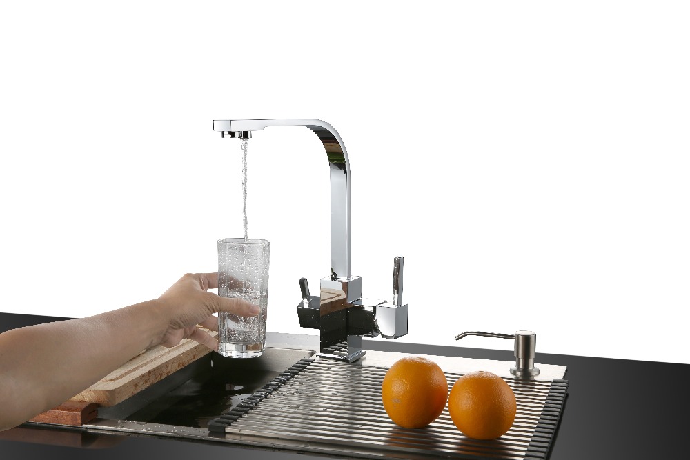 Grifo mezclador de cocina de agua caliente artístico elegante Dropshipping personalizado
